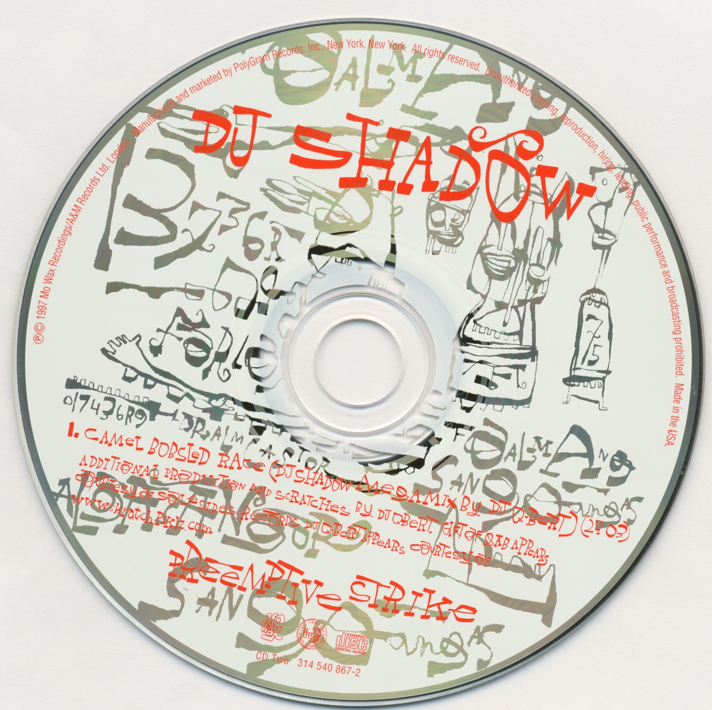 限定製作】 DJ Shadow – Preemptive Strike ecousarecycling.com